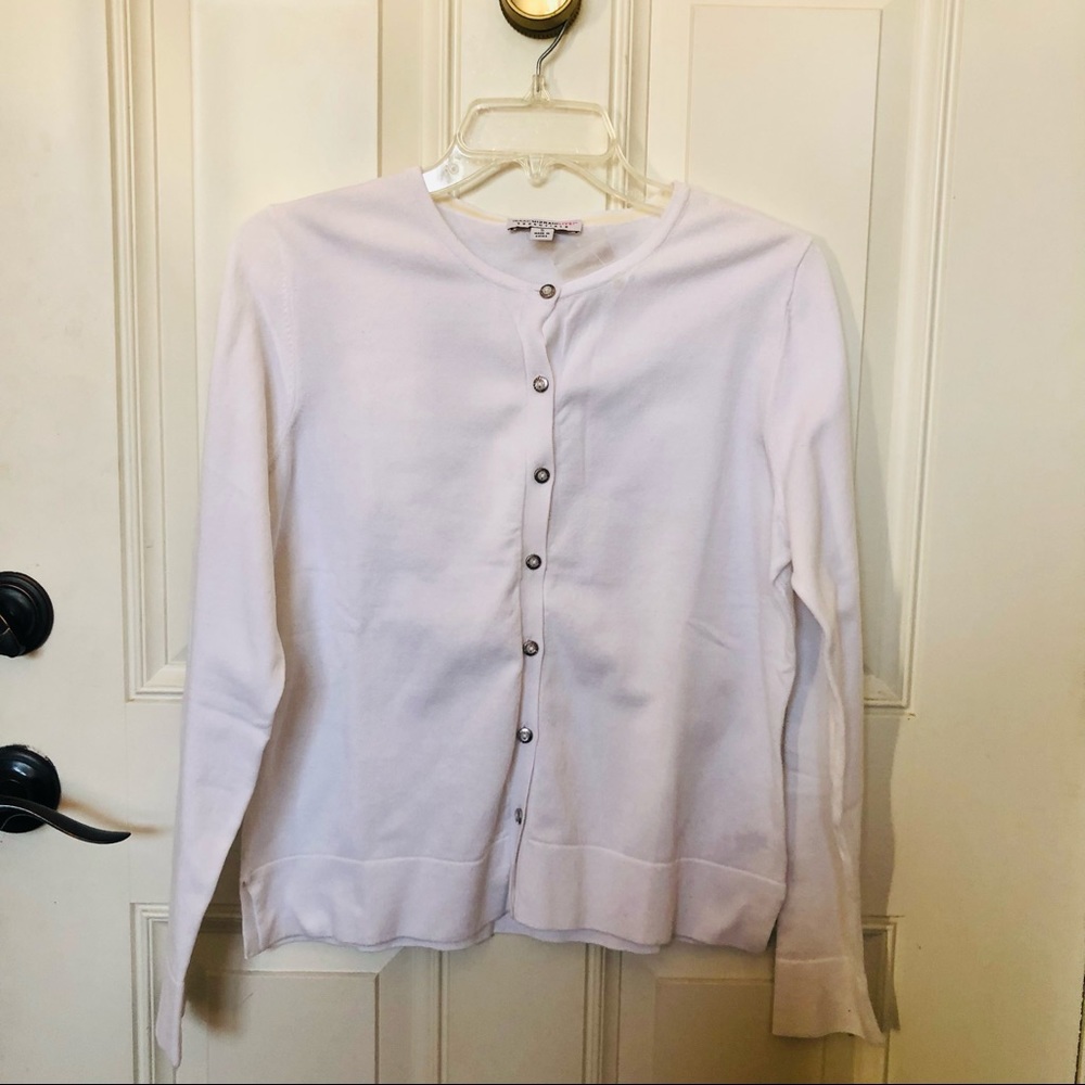 Isaac Mizrahi NWT Ladies White Cardigan Small